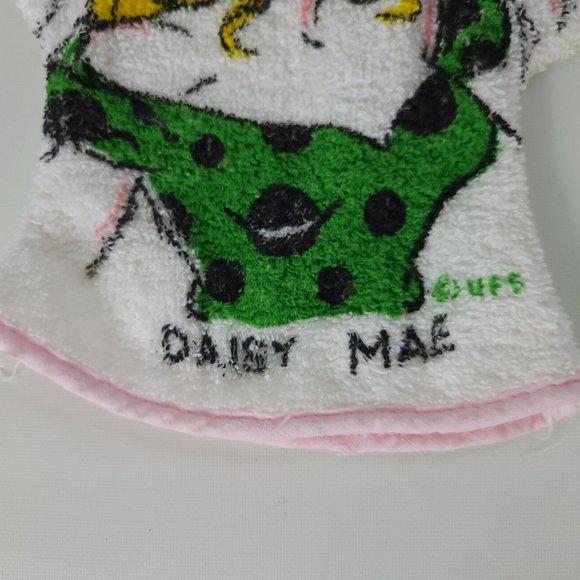 Vintage Daisy Mae Terry Cloth Hand Puppet Wash Cloth Lil Abner - Picture 3 of 4